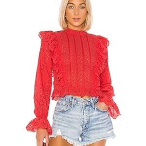 EL SEGUNDO TOP berry red